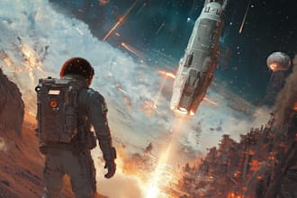 draw sci fi illustration and sci fi art