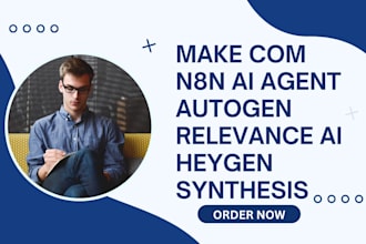 creatomate make com automation, n8n ai agent,autogen,heygen,sora,