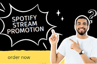 do organic spotify stream promotion, spotify music, followers active listeners