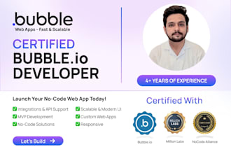 build or fix your bubble app with API integrations