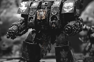draw your warhammer 40k character illustration