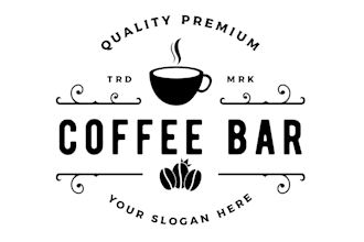 create an awesome coffee shop logo within 24 hours