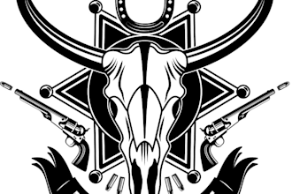 design a original cowboy logo for you in just 1 day