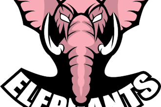 design creative elephant logo with unlimited revision