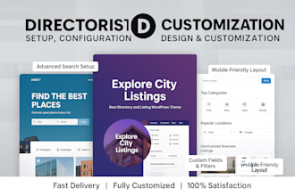 customize your directorist website as per your requirement