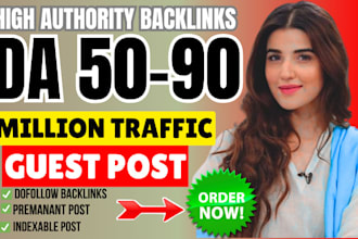 do SEO guest post backlink and publish news article, premium post high da