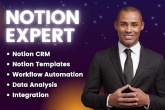design notion template customized notion dashboard website CRM notion expert