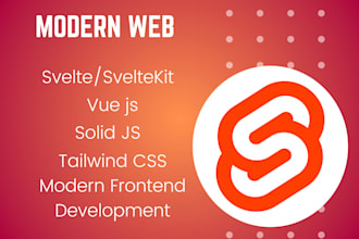 create your website using svelte vue solid tailwind css