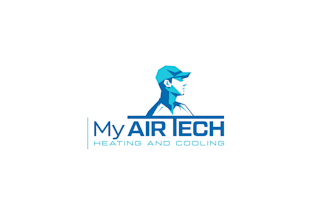 design a geometric custom character logo for your tech company