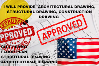 review stamp architectural drawing structural design, permit drawing floor plan