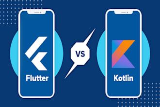 create flutter apps or native kotlin android apps