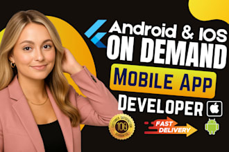 do mobile app development ios app android app as ios developer flutter developer