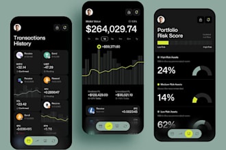 develop crypto wallet app, wallet app, payment app, fintech app