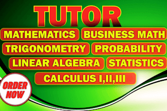 help in math calculus discrete math linear algebra trigonometry statistics