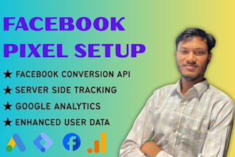 setup ga4 e commerce tracking via GTM on meta facebook pixel