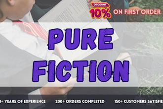 be your amazon KDP ghostwriter for fiction fantasy and thriller story ebook