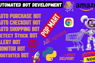program fastest auto purchase bot, popmart bot, auto checkout bot, popnow bot