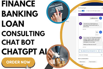 build custom finance banking chat bot loan consultation chat bot chatgpt ai