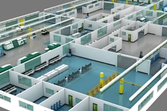 remodel 3d commercial site plan,mini resort,isometric floor layout,cgi rendering