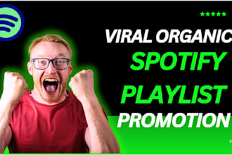 viral organic spotify playlist promotion with music curators