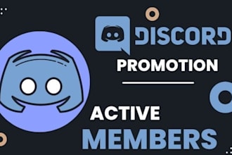 boost, advertise, grow and promote your discord server to get real members