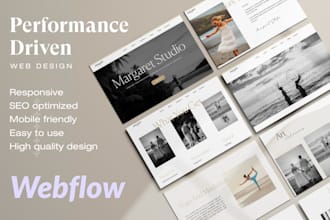 design or develop webflow website, webflow expert