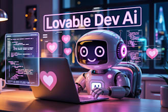 build website web application with bolt new ai and lovable ai