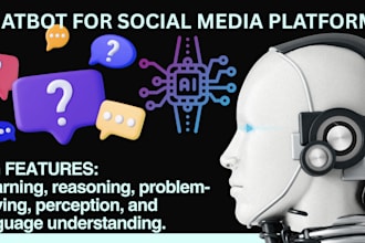 setup chatbot for social media platforms, website using manychat