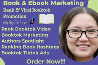 promote your book viral rank on tiktok booktok bookrank kdp ads ebook marketing