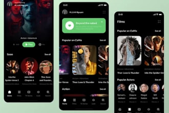 develop live streaming app video streaming app music streaming app