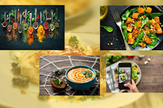 do professional and exclusive food photography of your recipes