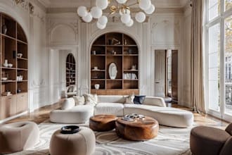 design renovation, remove old furniture, redesign, room modern interior design