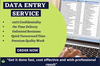do all type of data entries