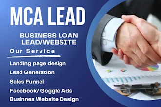do business loan lead mca lead mca payday loan lead, dept mortgaga lead