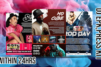 design epk, media kit, press kit, speaker kit, one sheet