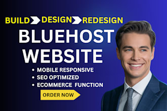 design or redesign wordpress websites, landing page on bluehost, godaddy or ghl