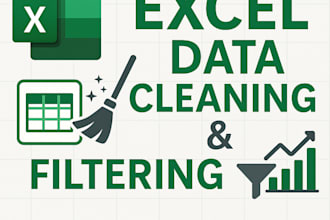 do excel data cleaning and formating