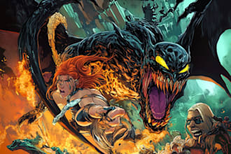 make a comic book illustration nsfw comic art graphic comic
