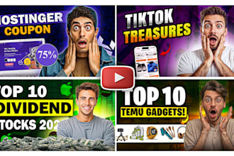 design viral youtube thumbnails for tech, finance, and trending products