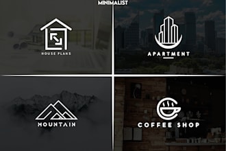 make a premium minimalist line art logo or any graphics design