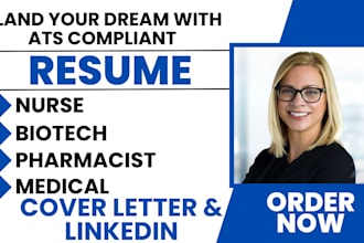 craft nurse, doctor, biotech, pharmacist, dentist, medical, surgeon resume