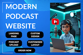 do podcast website, music website, wordpress website, radio, dj, artist
