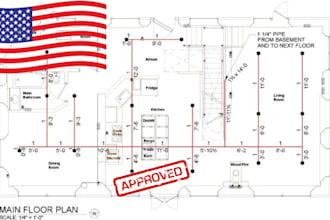 draw stamp mep structural design fire alarm sprinkler plan city permit engineer