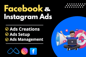 setup shopify facebook ads campaign, instagram ads, fb advertising and meta ads