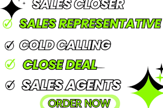 be your sales representative sales person sales agent closer