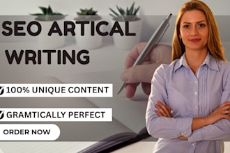 do SEO article writing, blog writing, and content writing up to 7000 words