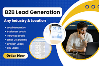 do b2b lead generation for any type of business or industry