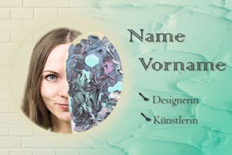 design modern digital business cards