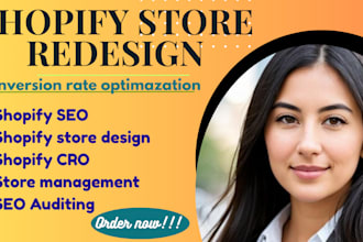 build or revamp shopify store, shopify cro, shopify SEO