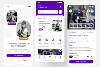 develop a mechanic app, a vehicle towing app,  truck repair app